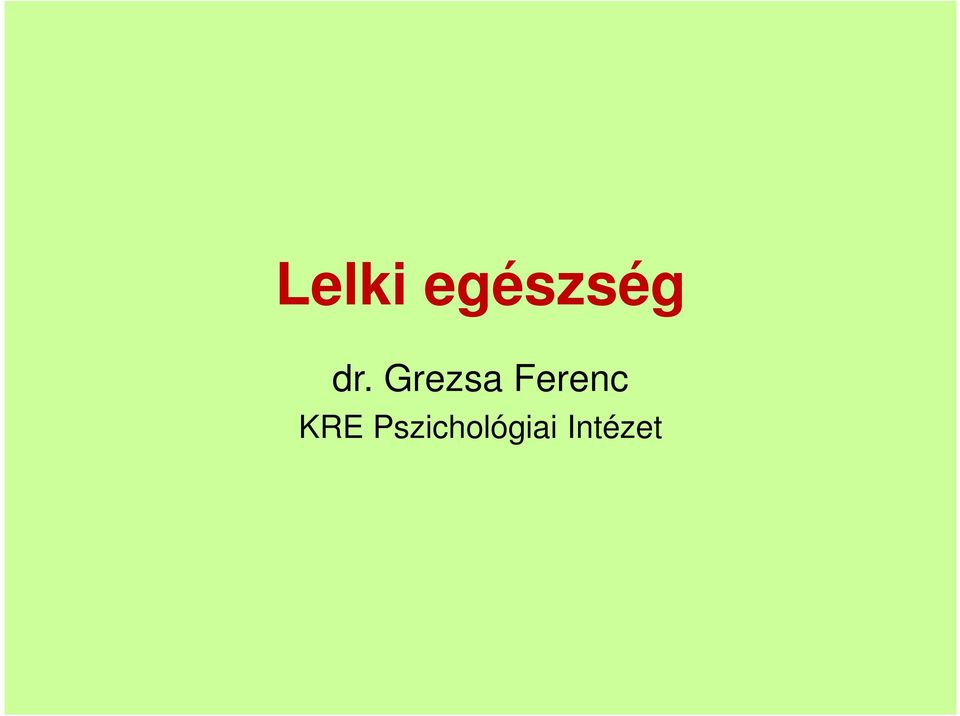 Ferenc KRE