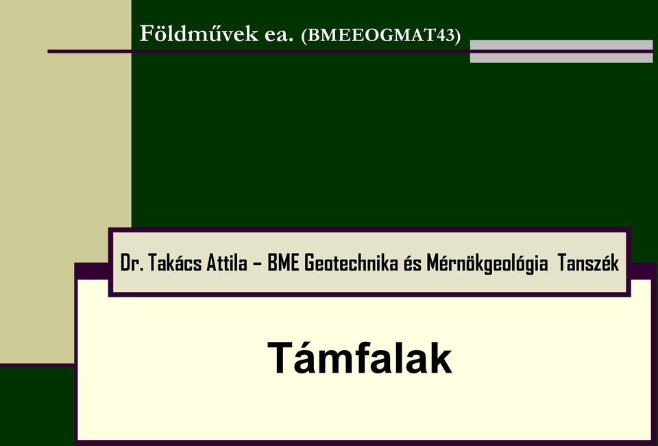 Takács Attila BME