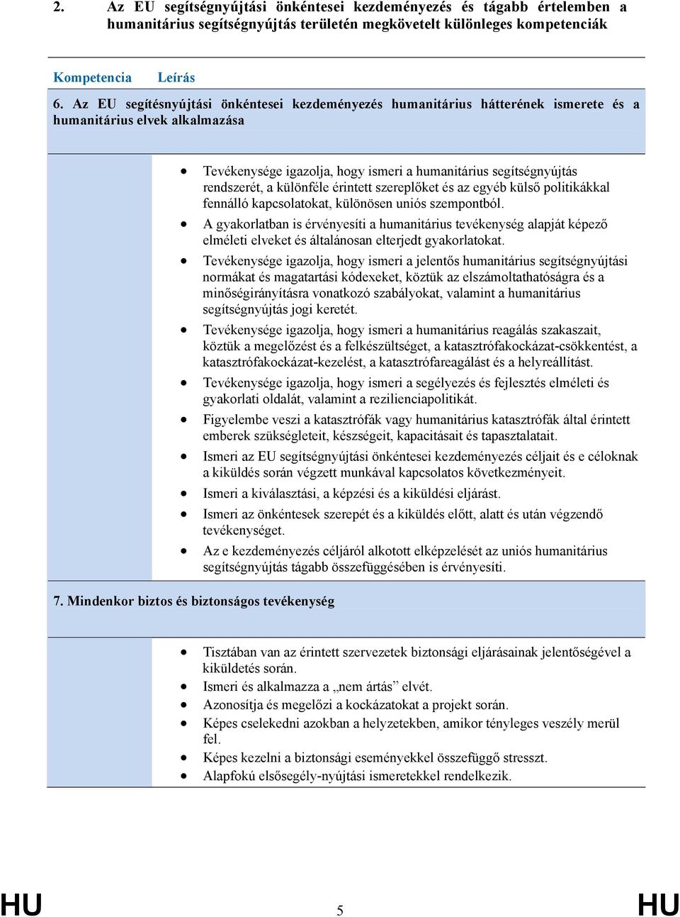 különféle érintett szereplőket és az egyéb külső politikákkal fennálló kapcsolatokat, különösen uniós szempontból.