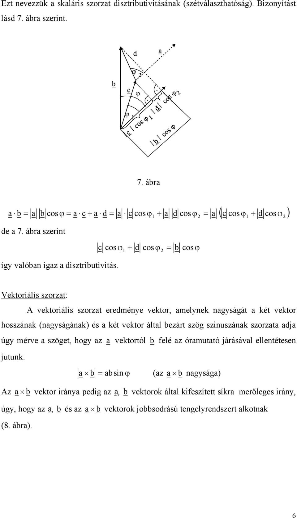 etoráls sort: vetoráls sort eredméne vetor, melne nsáát ét vetor hossán (nsáán) és ét vetor áltl eárt sö snusán sort d ú