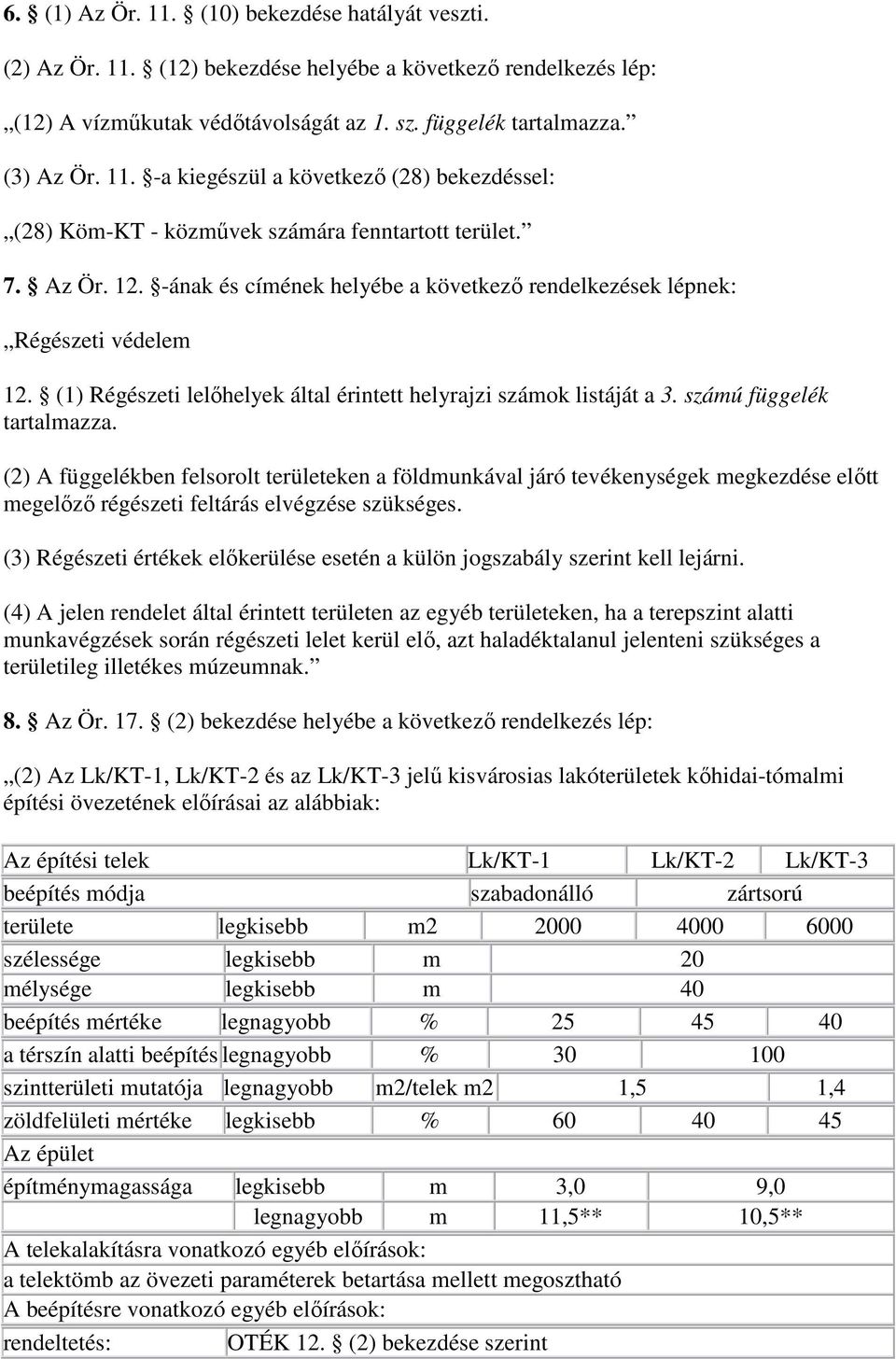 (2) A függelékben felsorolt területeken a földmunkával járó tevékenységek megkezdése elıtt megelızı régészeti feltárás elvégzése szükséges.