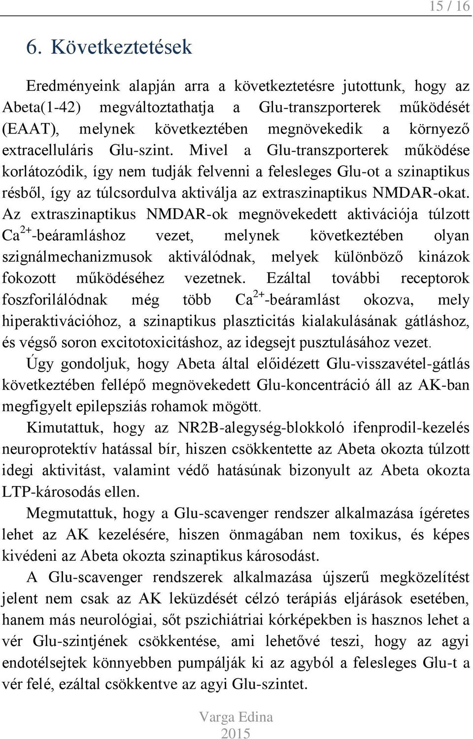 extracelluláris Glu-szint.