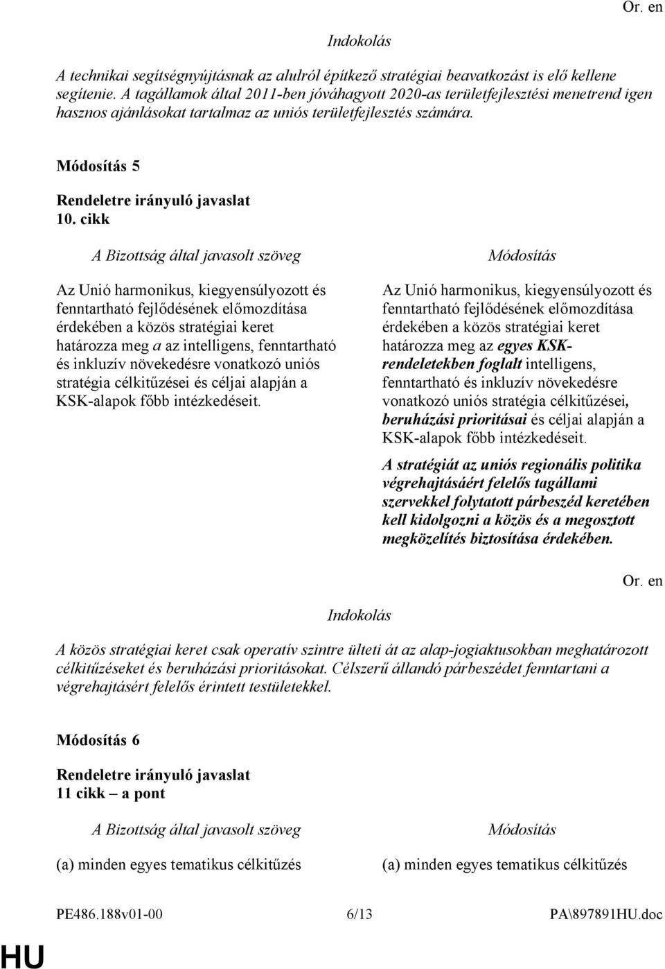 cikk Az Unió harmonikus, kiegyensúlyozott és fenntartható fejlődésének előmozdítása érdekében a közös stratégiai keret határozza meg a az intelligens, fenntartható és inkluzív növekedésre vonatkozó