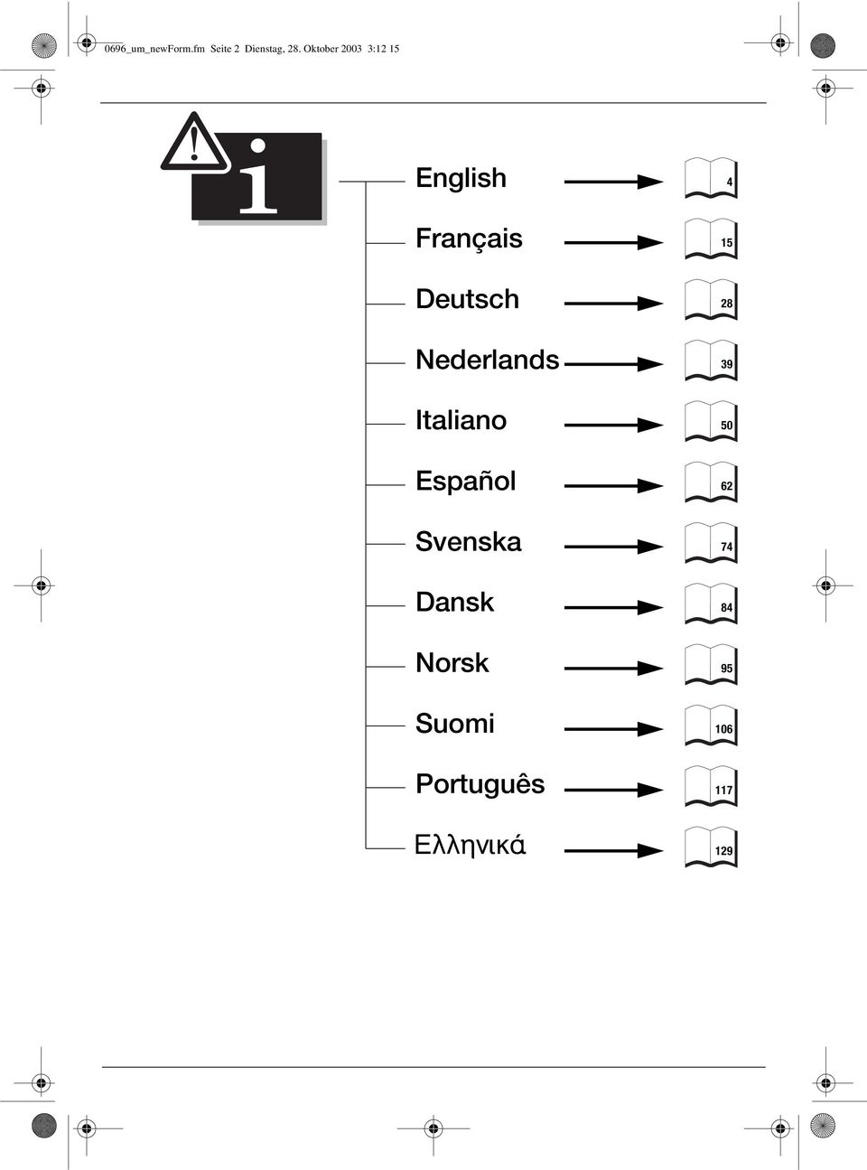 Deutsch Nederlands Italiano Español