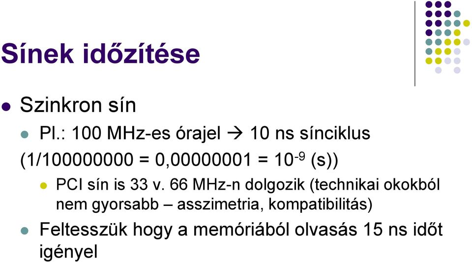 10-9 (s)) PCI sín is 33 v.