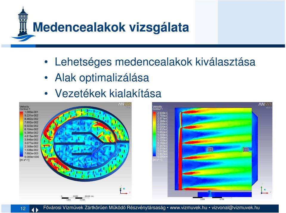 kialakítása 12 Fıvárosi Vízmővek Zártkörően