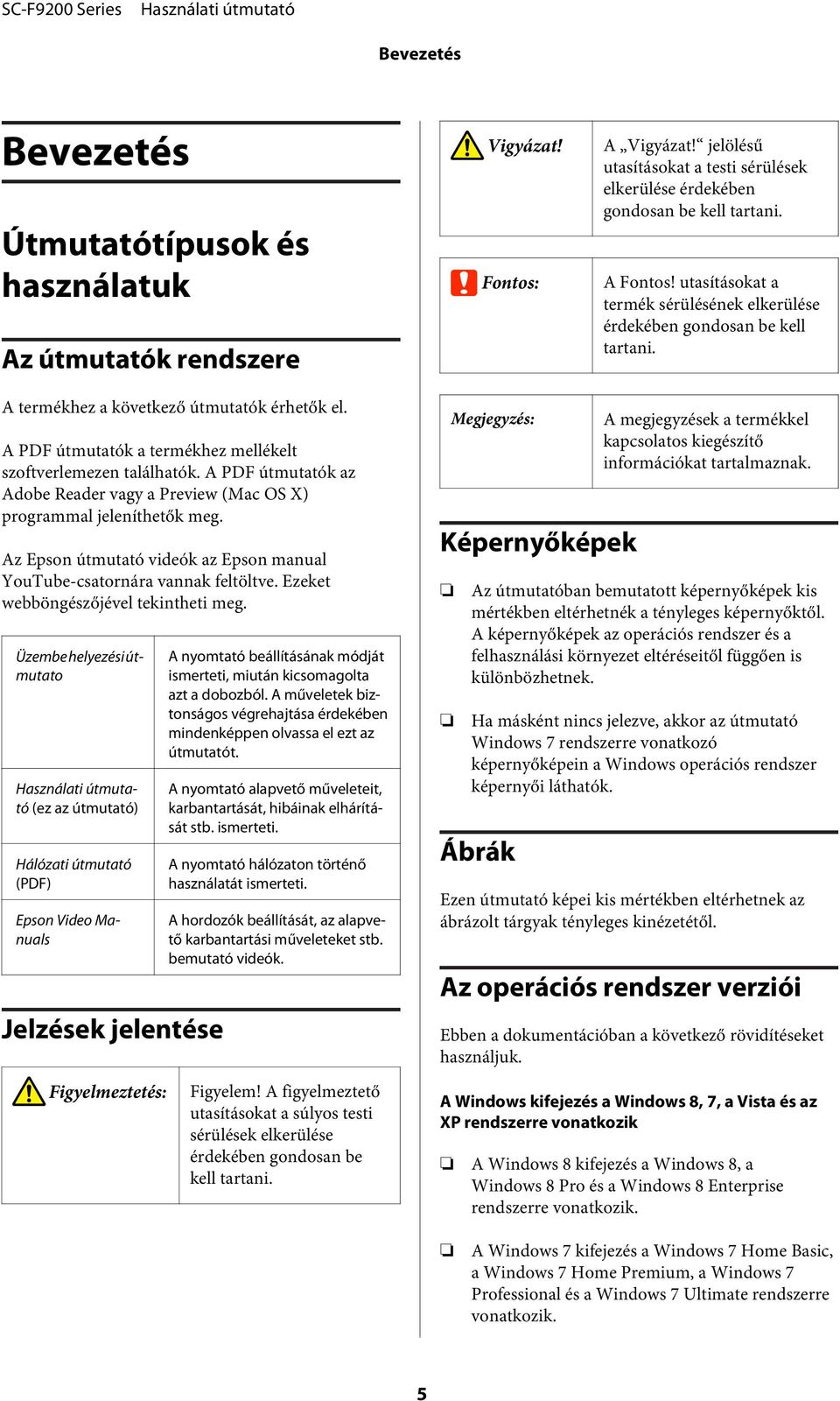 A PDF útmutatók a termékhez mellékelt szoftverlemezen találhatók. A PDF útmutatók az Adobe Reader vagy a Preview (Mac OS X) programmal jeleníthetők meg.