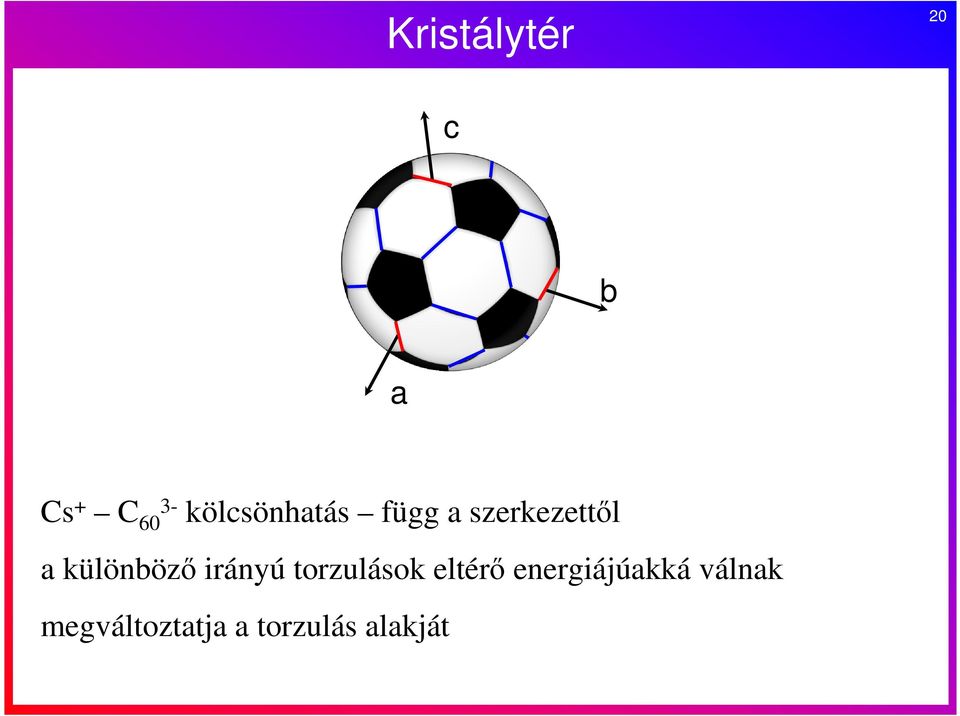 különböző irányú torzulások eltérő