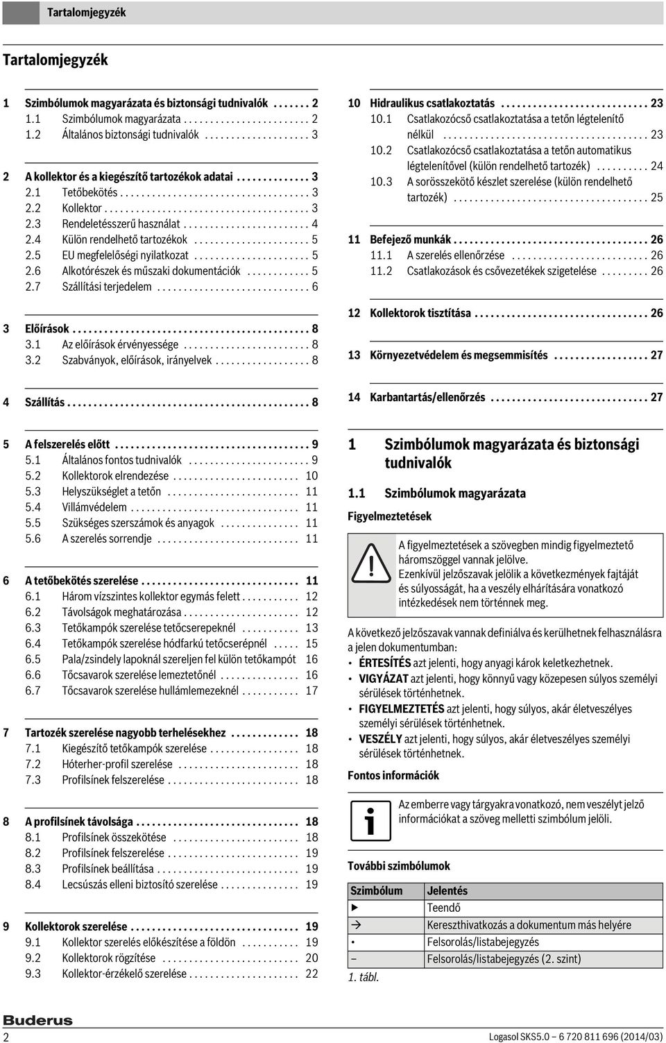 ........................ Külön rendelhető tartozékok...................... 5.5 EU megfelelőségi nyilatkozat...................... 5.6 Alkotórészek és műszaki dokumentációk............ 5.7 Szállítási terjedelem.