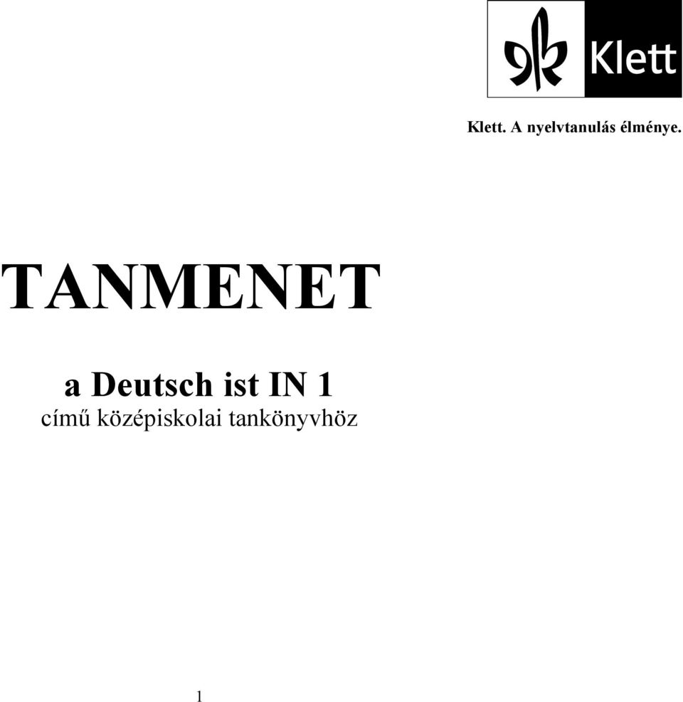 TANMENET a Deutsch ist