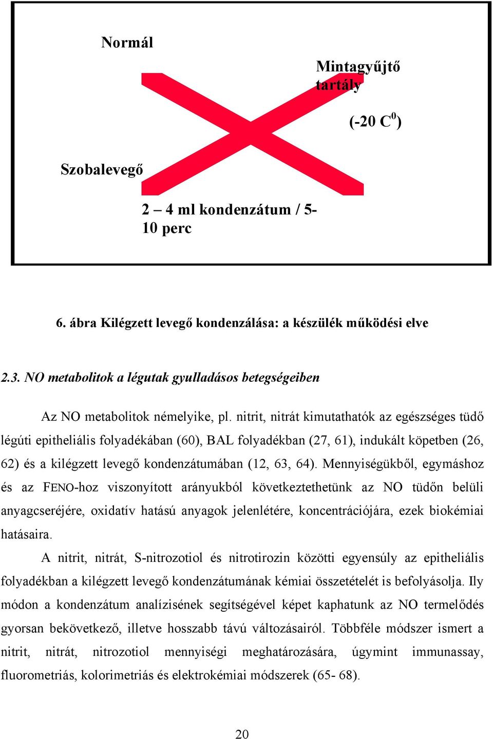 nitrit, nitrát kimutathatók az egészséges tüdő légúti epitheliális folyadékában (60), BAL folyadékban (27, 61), indukált köpetben (26, 62) és a kilégzett levegő kondenzátumában (12, 63, 64).