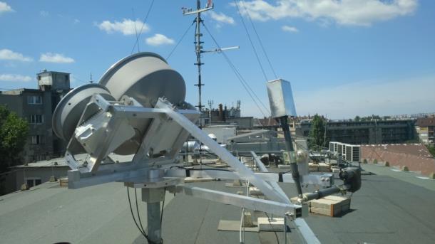 A mérőrendszer Antennas and ODUs RF/Ka RF/Q IDU