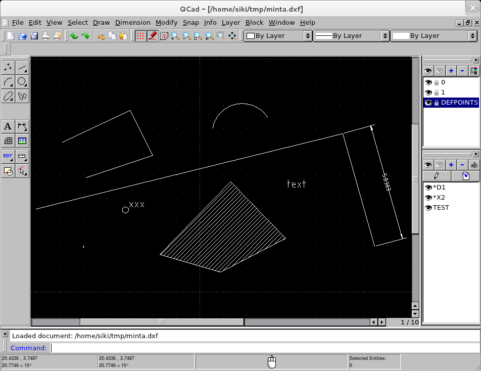 DXF állományok megnyitása QGIS programmal (1.7 verzió) Összeállította: Ács Eszter, dr. Siki Zoltán A QGIS programmal többféle vektoros térinformatikai formátumot közvetlenül meg lehet nyitni (pl.