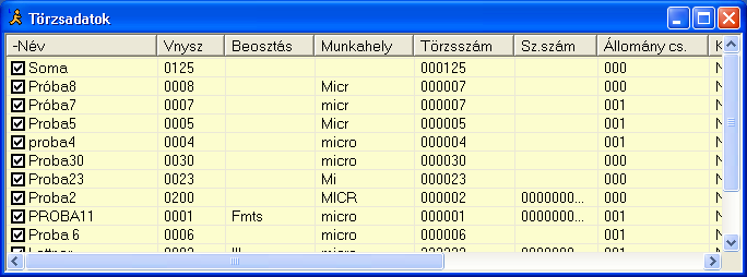 szelekcióval események lekérdezése - Egyéb