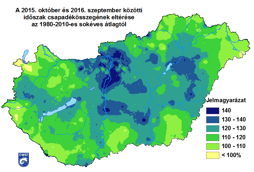 9. ábra A 2015. október és 2016.