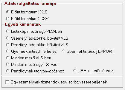 lehetőség van arra is, hogy az egy személynek fizetett támogatásokat összesítsük a lista elkészítésekor. - Címletezés készítéséhez házipénztárból kifizetendő csomagokat fogunk összejelölni.