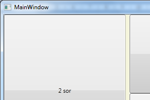 Elrendezések (írta: Biró Csaba) IV.10. Grid és GridSplitter <Window x:class="grid.mainwindow" xmlns="http://schemas.microsoft.com/winfx/2006/xaml/presentation" xmlns:x="http://schemas.microsoft.com/winfx/2006/xaml" Title="Grid" Height="300" Width="500"> <Grid> <Grid.