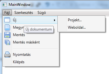 Vezérlők (írta: Biró Csaba) List<Folder> folders = new List<Folder>(); folders.add(folder.createfoldertree(@"c:\wpftree")); tv.datacontext = folders; } } 3.4.