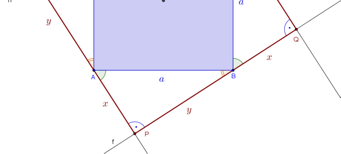 a feladat adataival: 100 = 3c c = 33,3 (cm). Az a oldalt is kiszámíthatjuk a befogótétel segítségével: a = c (c p) = 33,3 30,3 = 31,8 (cm). (Az a oldal a Pitagorasz-tétellel is kiszámítható.) 8.