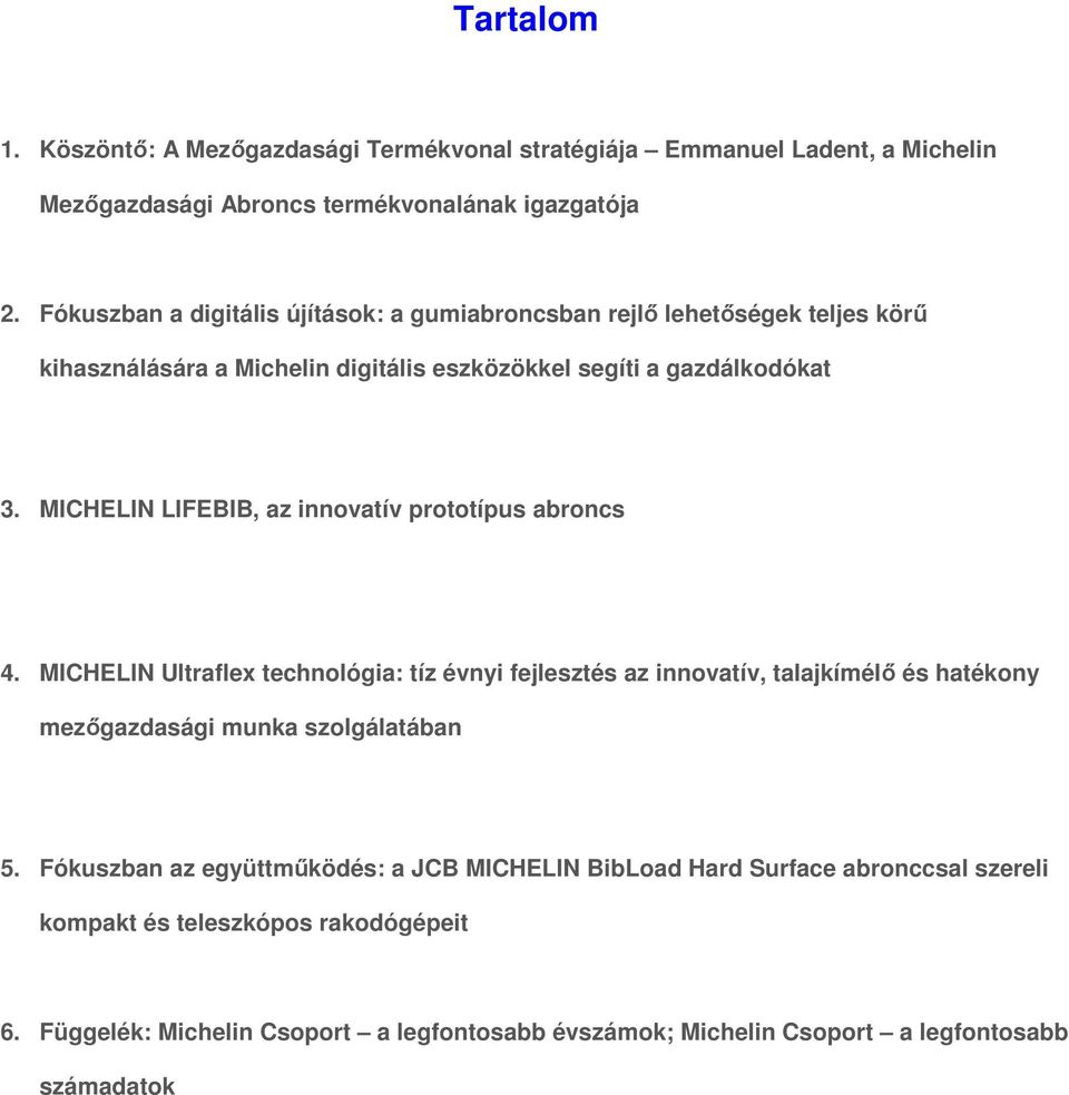 MICHELIN LIFEBIB, az innovatív prototípus abroncs 4.