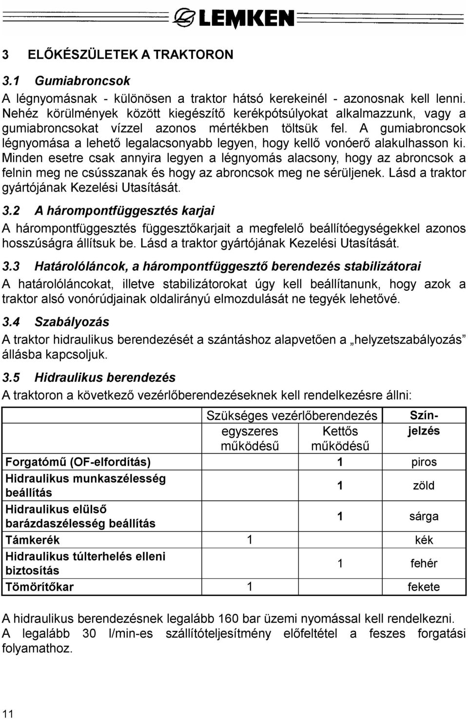 A gumiabroncsok légnyomása a lehet legalacsonyabb legyen, hogy kell vonóer alakulhasson ki.