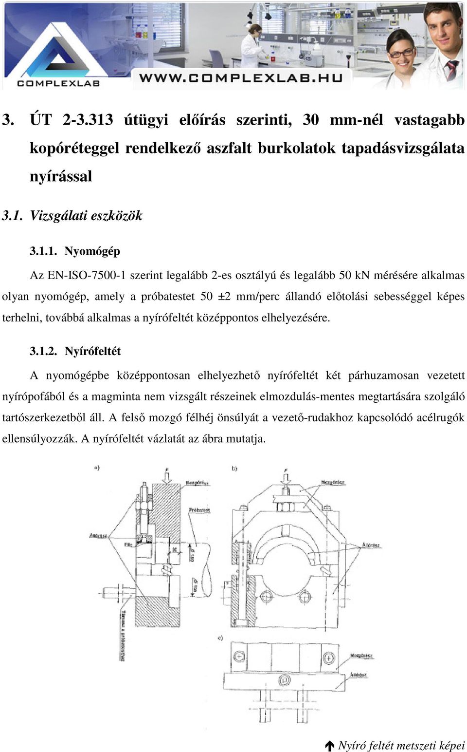 Vizsgálati eszközök 3.1.