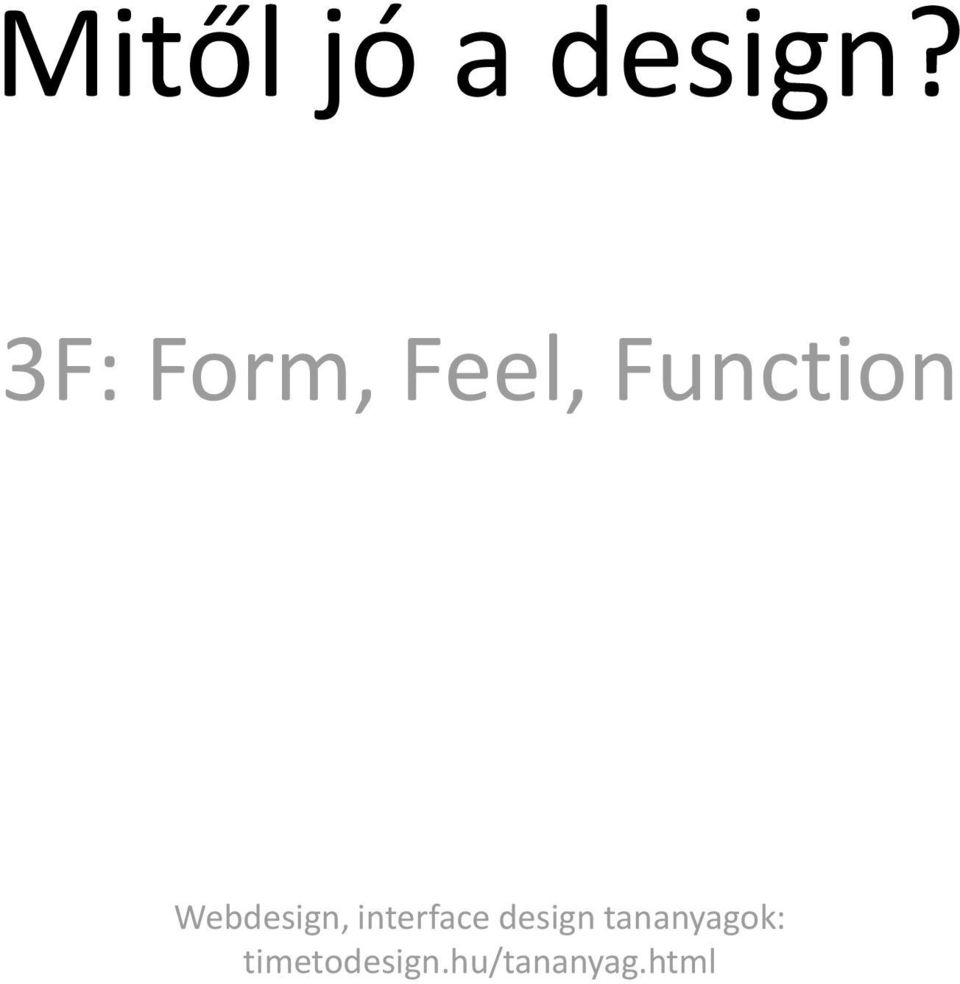 3F: Form,