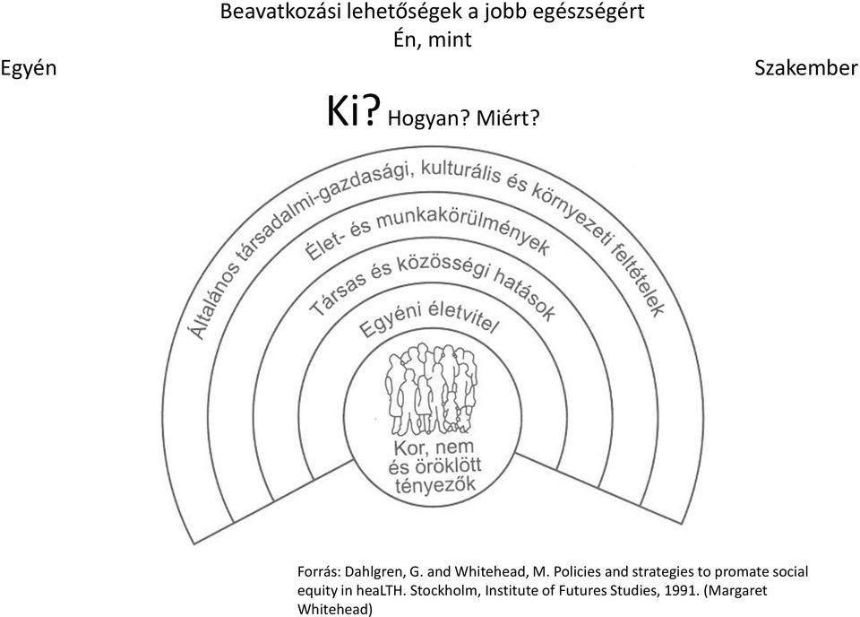 Policies and strategies to promate social equity in health.