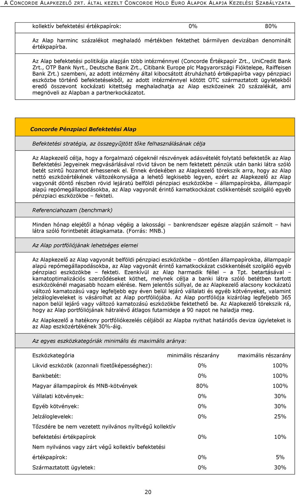 , Citibank Europe plc Magyarországi Fióktelepe, Raiffeisen Bank Zrt.