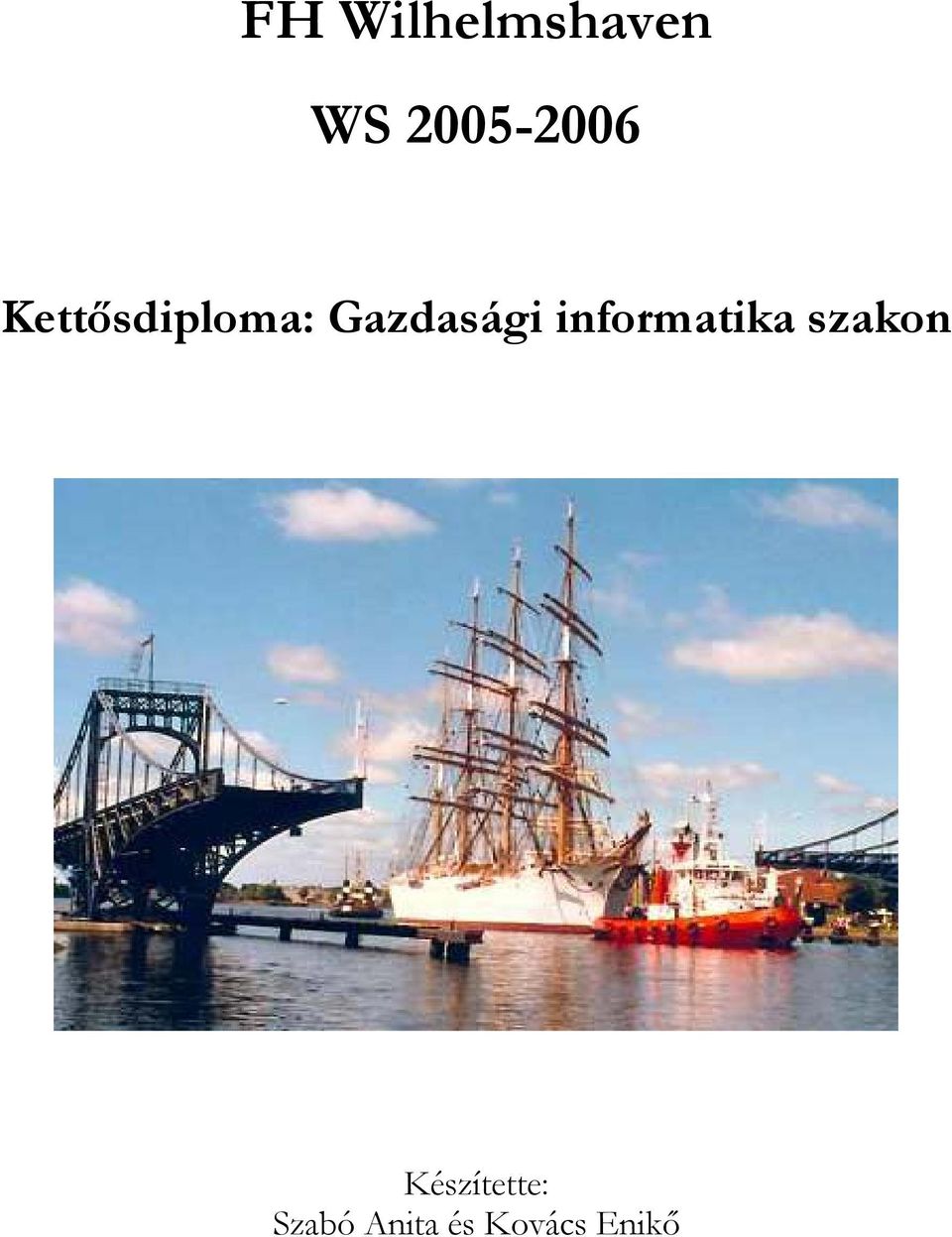 Gazdasági informatika szakon