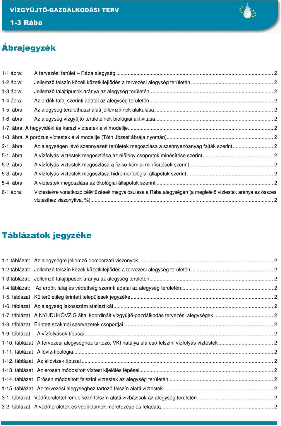 ábra Az alegység területhasználati jellemzıinek alakulása... 2 1-6. ábra Az alegység vízgyőjtı területeinek biológiai aktivitása... 2 1-7. ábra. A hegyvidéki és karszt víztestek elvi modellje... 2 1-8.