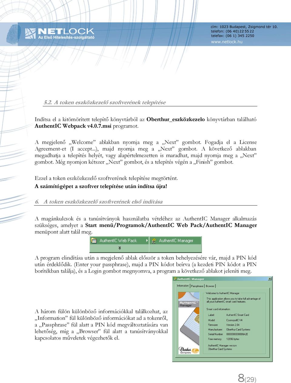 Gemalto Classic Client Toolbox telepítési és használati útmutató - PDF Free Download