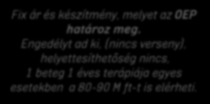 Gyftv. 51. (1) bekezdés I N T É Z E T I G Y Ó G Y S Z E R T Á R V. Amit közbeszerezni kell(ene) A fekvőbeteg szakellátáshoz közbeszerzési eljárás alapján kell(ene) beszerezni: 1.