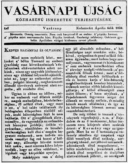 Minden, aminek tudása az embert érdekelheti, tiszta, egyszerű és tanulatlantól is megérthető írás módjával fg előadatni Bölöni Farkas Sándr és szerepe az