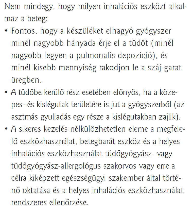 Az asztma osztályozása ÉS Gyógyszeres terápia Fenntartó terápia gyógyszerei (kontrolláló/megelőző szerek, melyek folyamatosan napi rendszerességgel alkalmazandók) - inhalációs szteroidok (ICS) -