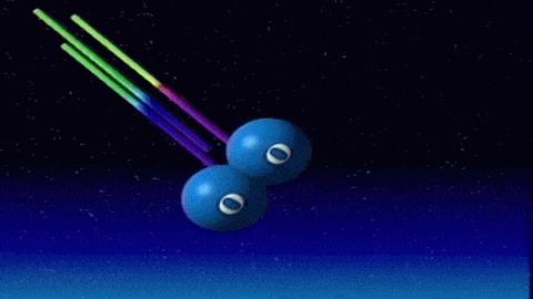A légkör szerkezete Hogyan melegíti az ózonréteg a sztratoszférát? A Nap ibolyántúli (UV) sugárzása a kétatomos oxigénmolekulákat (O 2 ) atomokká bontják (O-O).