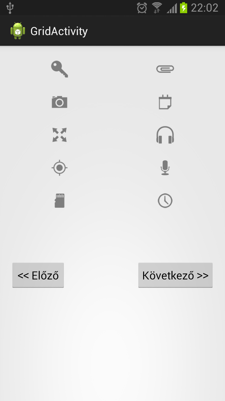 14 2. Hozzunk létre olyan felhasználó felületeket, melyek több típusú layout-ot alkalmaznak egymással kombinálva. 3.