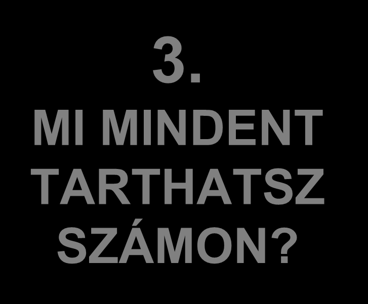 3. MI MINDENT TARTHATSZ SZÁMON?