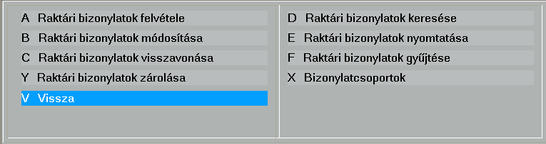 13. Raktári bizonylatok A Raktári bizonylatok menüpont az olyan készletmozgások követésére szolgál, amely nem érint sem munkalapot, sem szállítót, sem számlát.