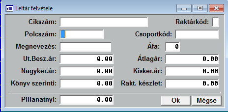 3.32.3. Leltár felvétele A kitöltött és aláírt leltárív adatait rögzítheti, akár vonalkód olvasó használatával is.