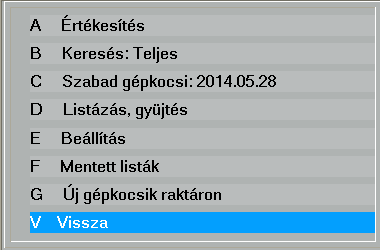 4. Gépkocsik értékesítése 4.