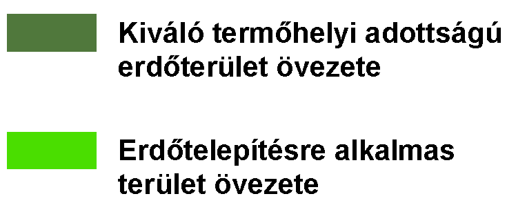 A tervezési terület a városias települési térséget és erdőgazdálkodási térséget érinti.