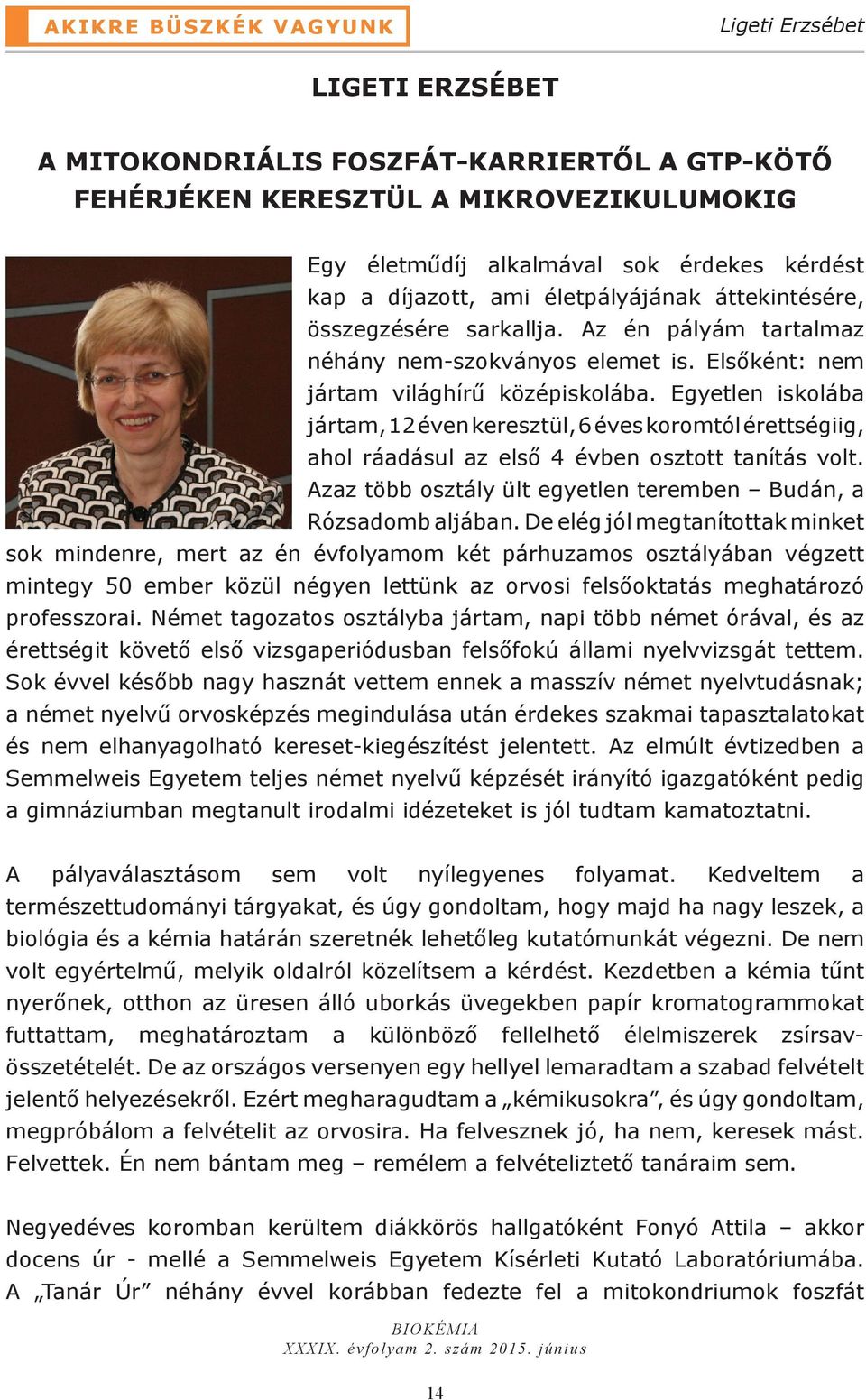 Egyetlen iskolába jártam, 12 éven keresztül, 6 éves koromtól érettségiig, ahol ráadásul az első 4 évben osztott tanítás volt. Azaz több osztály ült egyetlen teremben Budán, a Rózsadomb aljában.