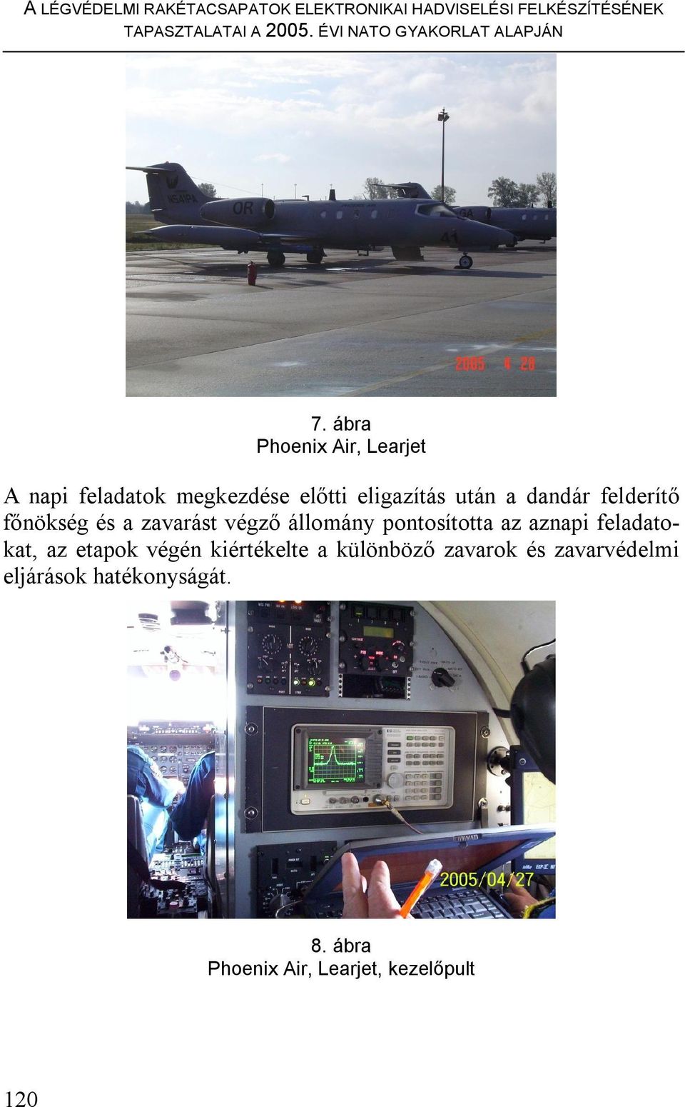 ábra Phoenix Air, Learjet A napi feladatok megkezdése előtti eligazítás után a dandár felderítő főnökség