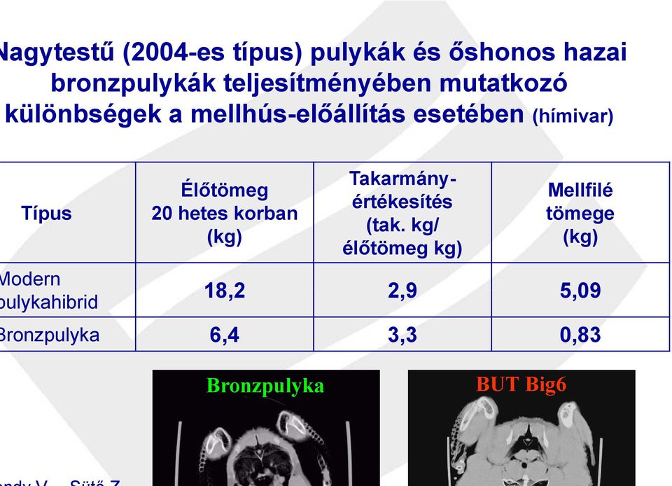 Takarmányértékesítés 20 hetes korban tömege (tak.