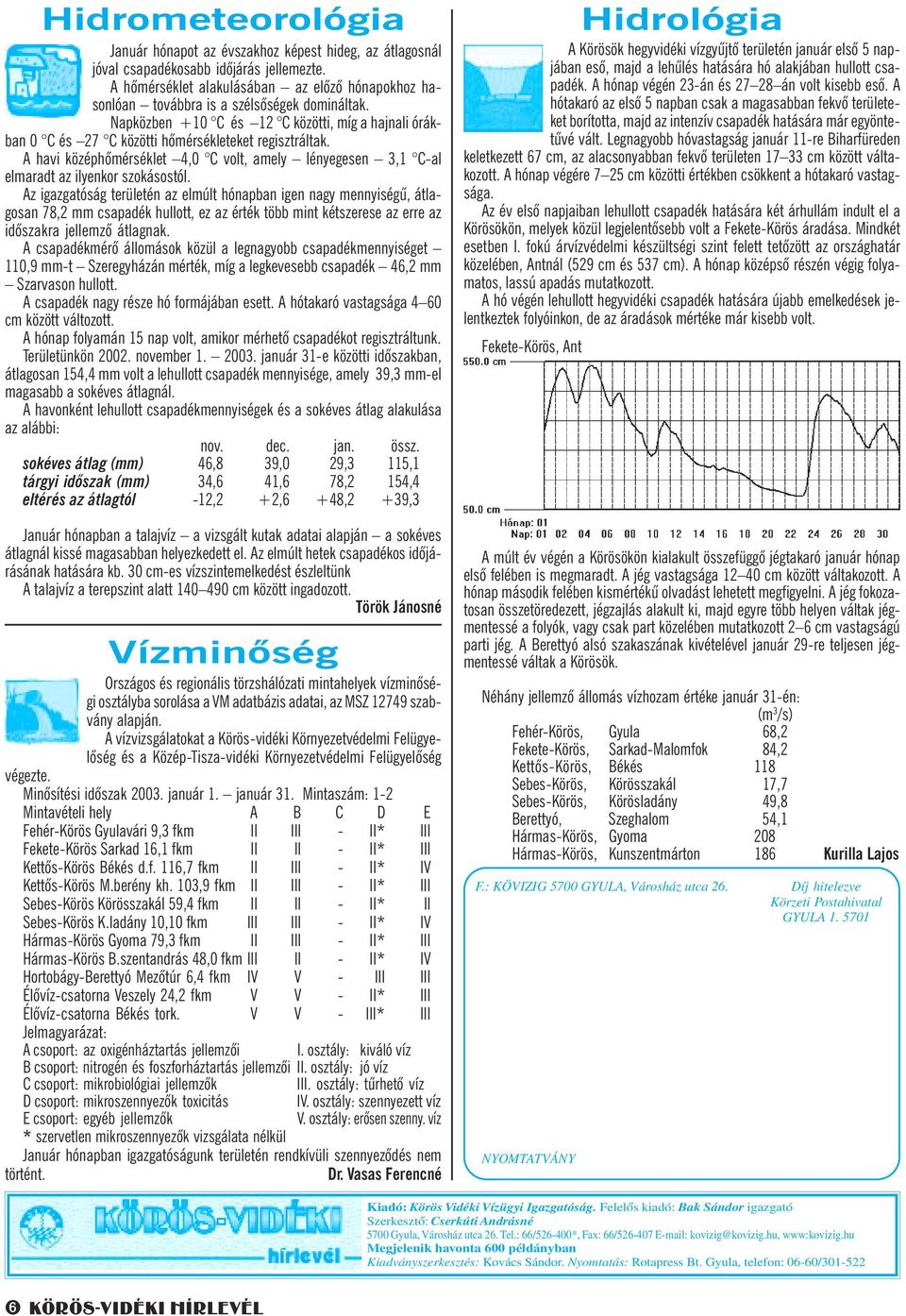 A havi középhõmérséklet 4,0 C volt, amely lényegesen 3,1 C-al elmaradt az ilyenkor szokásostól.