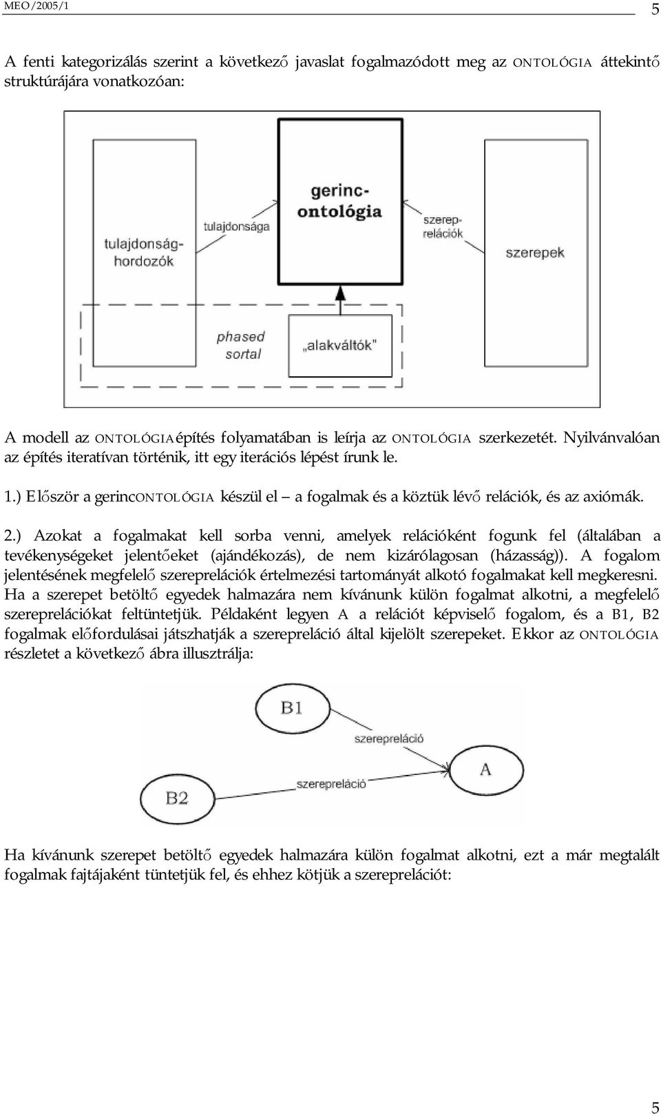 ) Azokat a fogalmakat kell sorba venni, amelyek relációként fogunk fel (általában a tevékenységeket jelent eket (ajándékozás), de nem kizárólagosan (házasság)).