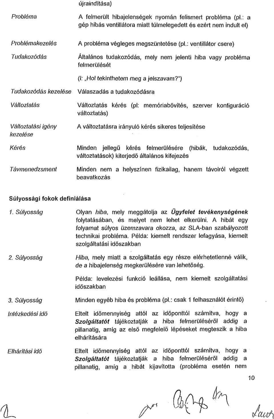 : ventillátor csere) Általános tudakozódás, mely nem jelenti hiba vagy probléma felmerülését (I: Hol tekinthetem meg a jelszavam?