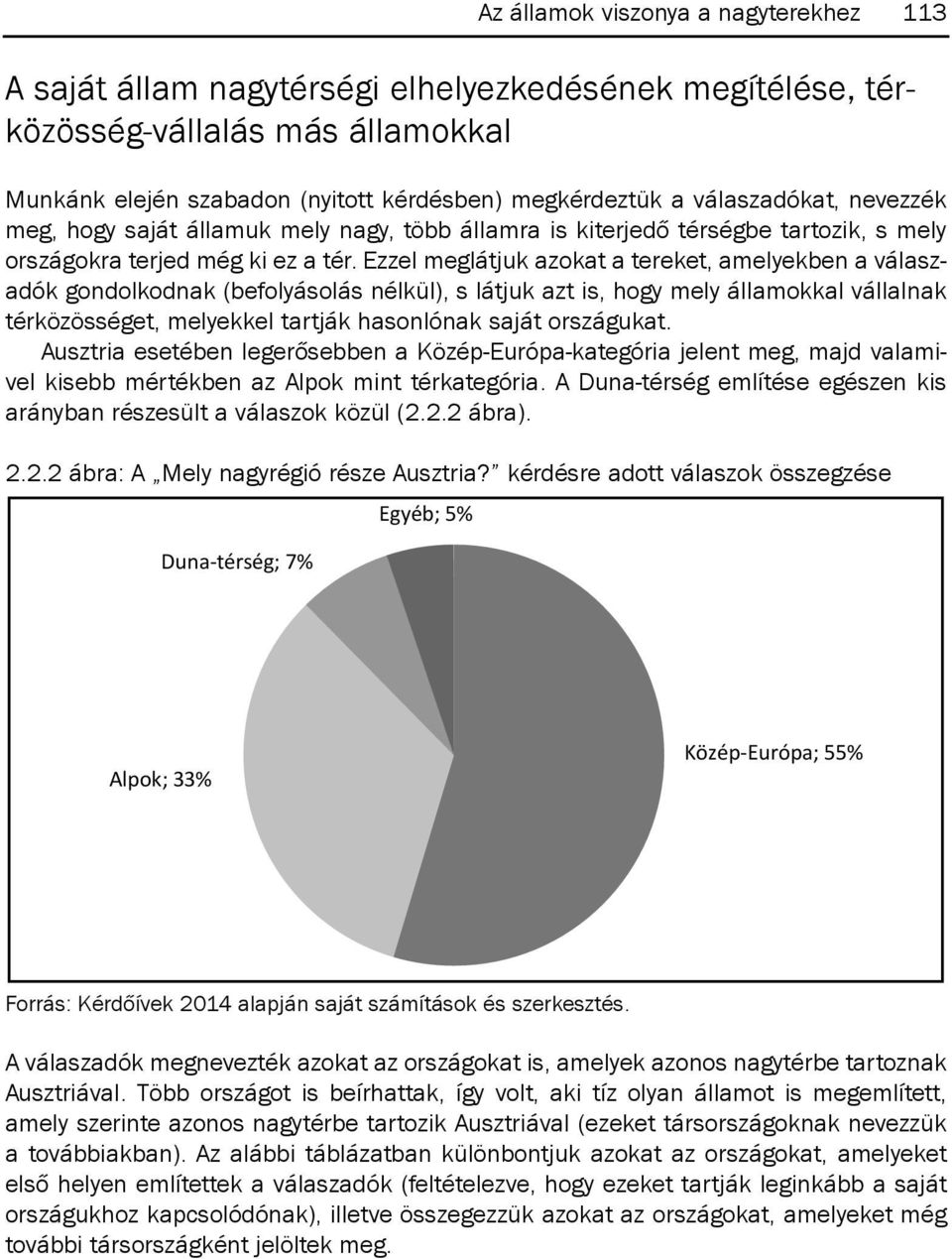 Ezzel meglátjuk azokat a tereket, amelyekben a válasz - adók gondolkodnak (befolyásolás nélkül), s látjuk azt is, hogy mely államokkal vállalnak térközösséget, melyekkel tartják hasonlónak saját