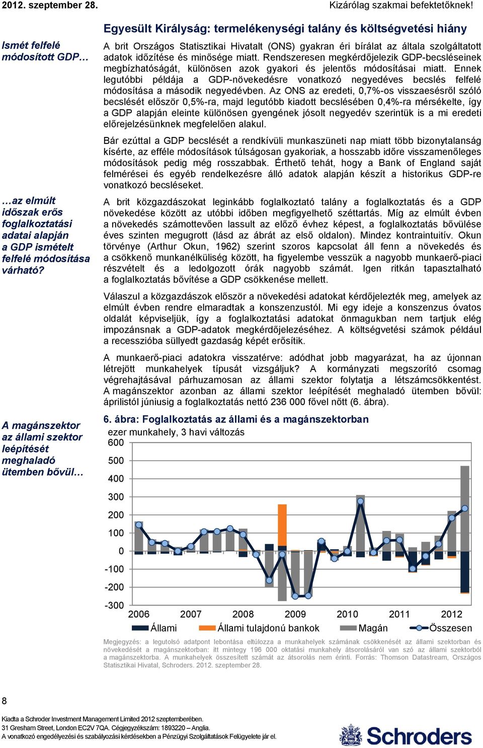 az általa szolgáltatott adatok időzítése és minősége miatt. Rendszeresen megkérdőjelezik GDP-becsléseinek megbízhatóságát, különösen azok gyakori és jelentős módosításai miatt.